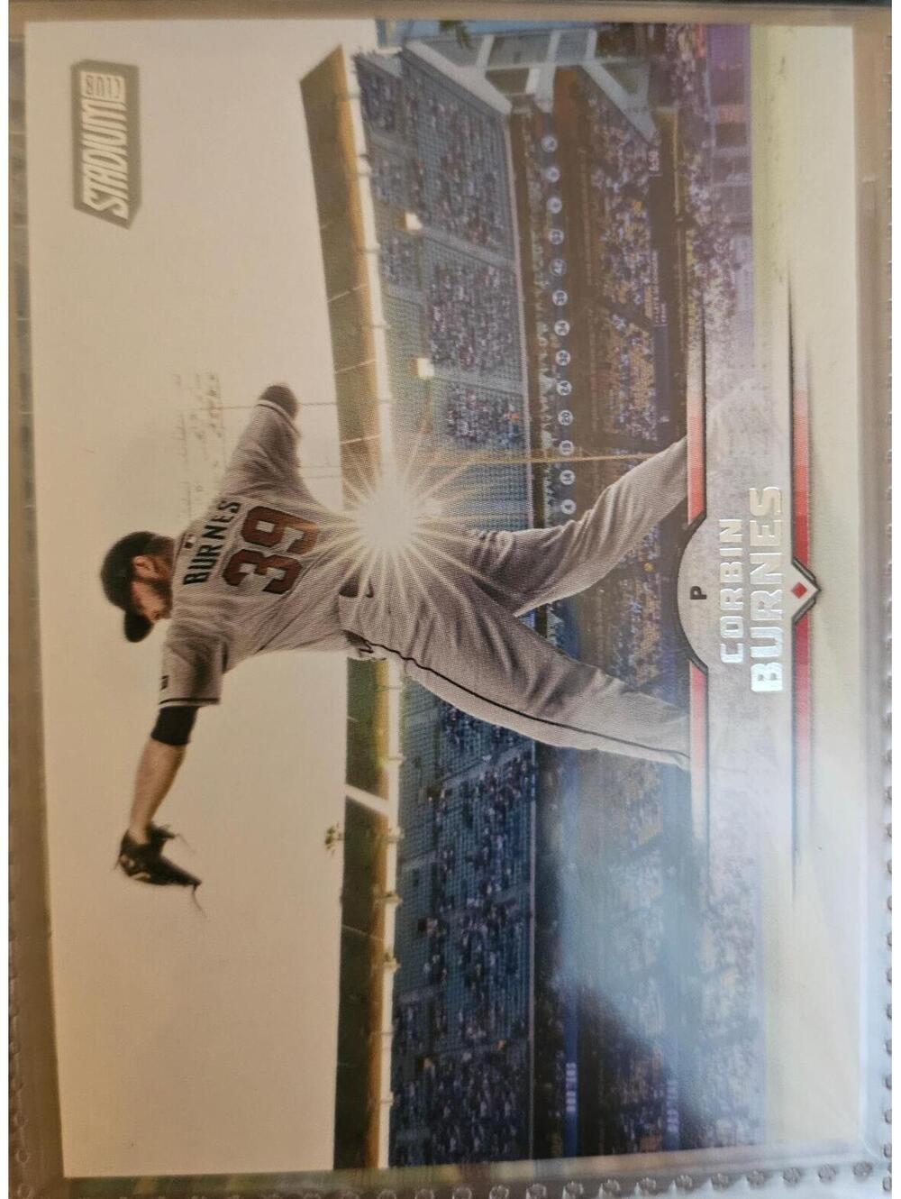 2025 Topps Stadium Club - Corbin Burnes - #78 - Arizona Diamondbacks